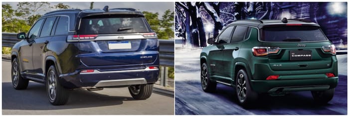 Jeep Meridian vs Compass: what are the differences?